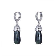 Orecchini in argento con Serafinite