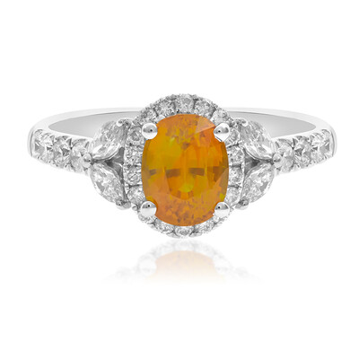 Anello in oro con Zaffiro Giallo (CIRARI)