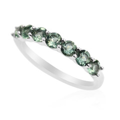 Anello in argento con Apatite Cromo