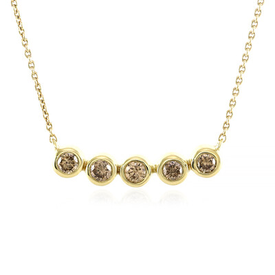 Collana in oro con Diamante Champagne PK