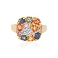 Anello in argento con Zaffiro Blu