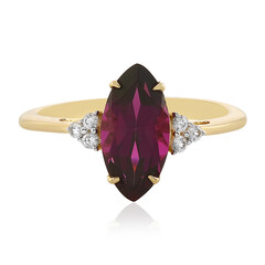 Anello in oro con Granato Porpora Reale (Odyssey by Hannah)