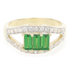 Anello in oro con Tsavorite AAA