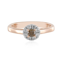 Anello in argento con Diamante Cioccolato I3