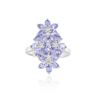 Anello in argento con Tanzanite