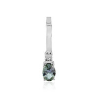 Ciondolo in argento con Tanzanite (non riscaldata)