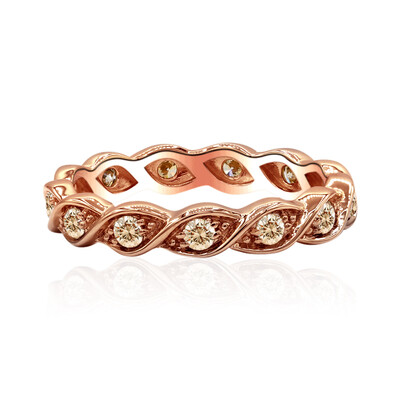 Anello in oro con Diamante Rose de France SI1 di Argyle (Annette)