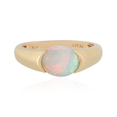 Anello in argento con Opale di Welo