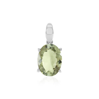Ciondolo in argento con Ametista Verde