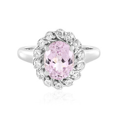 Anello in argento con Kunzite