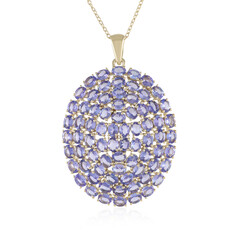 Collana in argento con Tanzanite