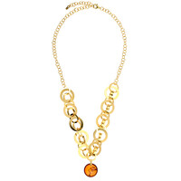 Collana in argento con Ambra Baltica