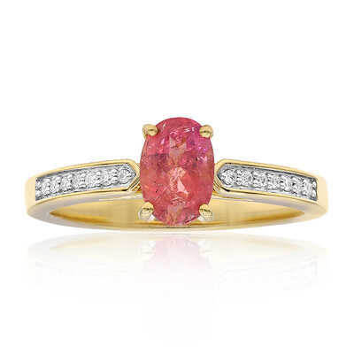 Anello in oro con Pezzottaite
