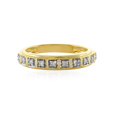 Anello in argento con Diamante I4 (J)