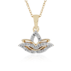 Collana in argento con Diamante I2 (J)