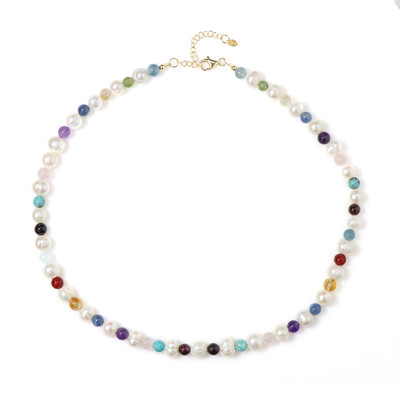 Collana in argento con Turchese (Riya)