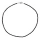 Collana in argento con Spinello Nero