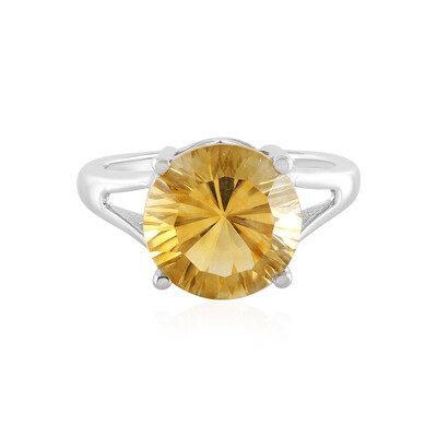 Anello in argento con Citrino