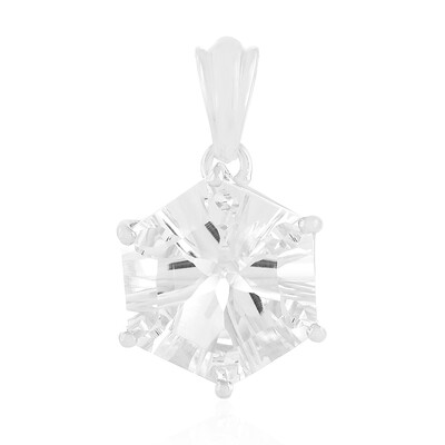 Ciondolo in argento con Quarzo Bianco