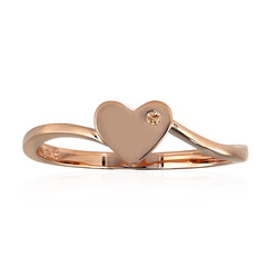 Anello in oro con Diamante Rose de France SI1 di Argyle