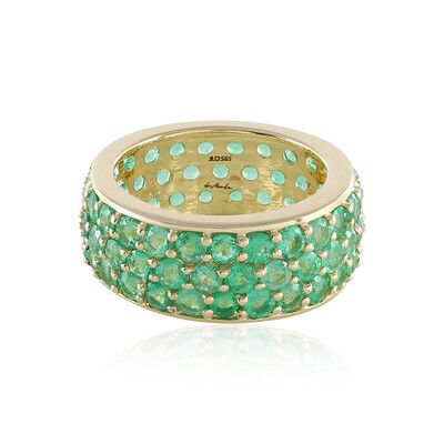 Anello in oro con Smeraldo Russo (de Melo)