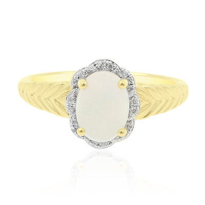 Anello in oro con Opale di Welo AAA (de Melo)