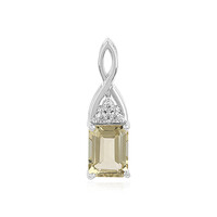 Ciondolo in argento con Quarzo Limone