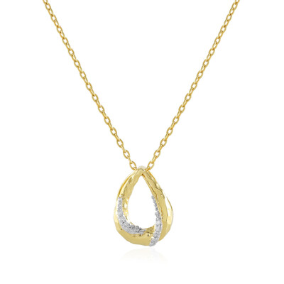 Collana in argento con Diamante I2 (J)