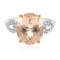 Anello in oro con Morganite AAA (AMAYANI)