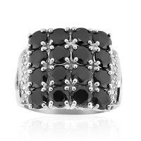 Anello in argento con Onice Nero