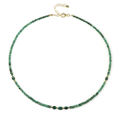 Collana in argento con Smeraldo Zambia