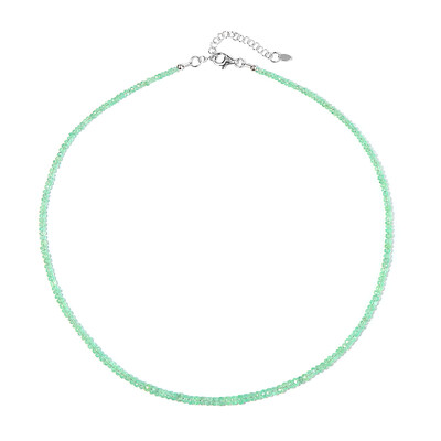 Collana in argento con Smeraldo Colombiano