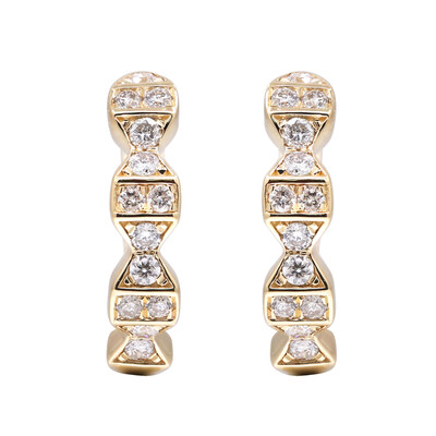 Orecchini in oro con Diamante I1 (H) (CIRARI)