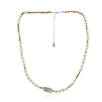 Collana in argento con Perla Keshi (TPC)