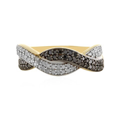 Anello in argento con Diamante Nero