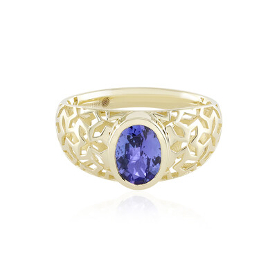 Anello in oro con Tanzanite AAA (Ornaments by de Melo)