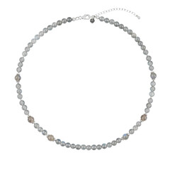 Collana in argento con Labradorite