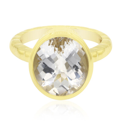Anello in argento con Topazio Bianco (MONOSONO COLLECTION)