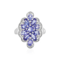 Anello in argento con Tanzanite