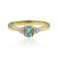 Anello in oro con Grandidierite (AMAYANI)