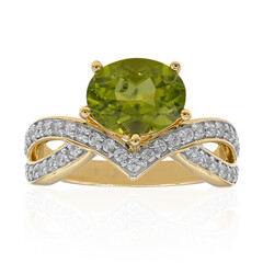 Anello in argento con Peridoto