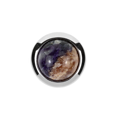 Ciondolo in argento con Charoite (dagen)