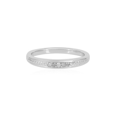Anello in argento con Diamante I2 (I)