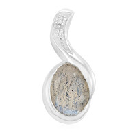 Ciondolo in argento con Labradorite