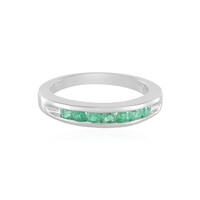 Anello in argento con Smeraldo Colombiano