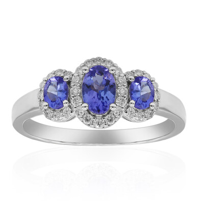 Anello in oro con Tanzanite AAA