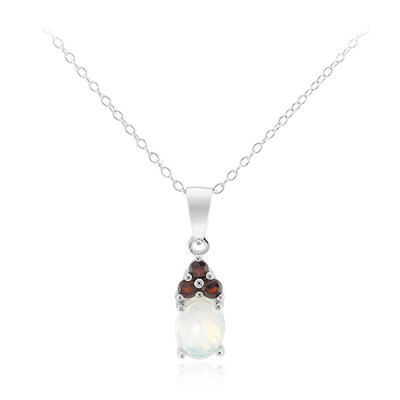 Collana in argento con Opale di Welo