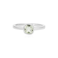 Anello in argento con Ametista Verde