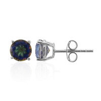 Orecchini in argento con Quarzo Mistico Blu