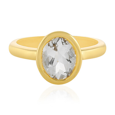 Anello in argento con Quarzo Bianco